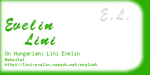 evelin lini business card
